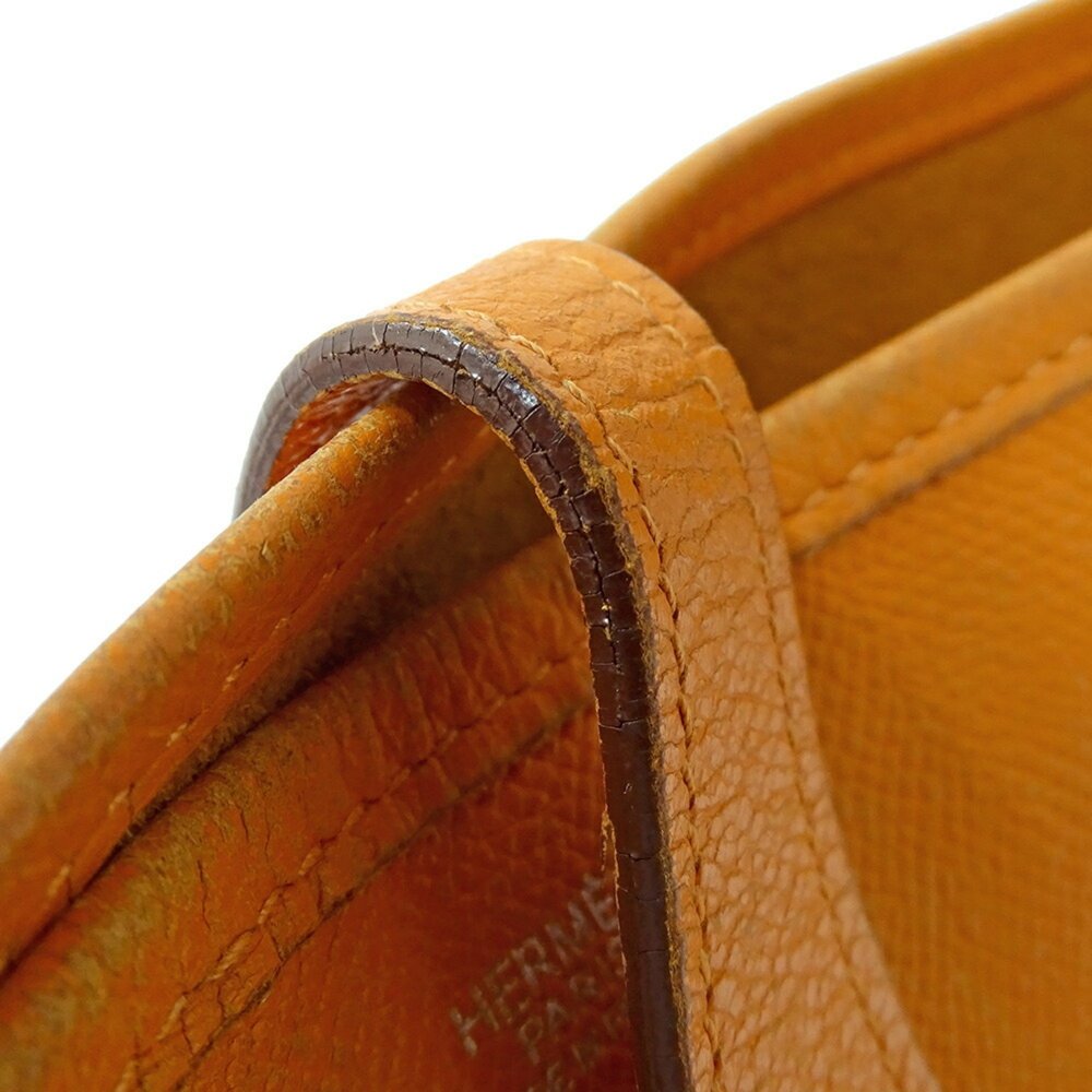 Hermes Hermès Evelyne 2 PM Shoulder Bag, Epsom Leather, Orange, J Stamp - Picture 13 of 16